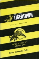 1970-71 Aurora Tigers game program