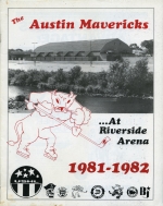 1981-82 Austin Mavericks game program