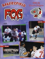 1995-96 Bakersfield Fog game program