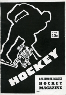 1944-45 Baltimore Blades game program