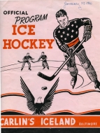 1945-46 Baltimore Clippers game program