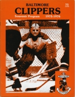 1975-76 Baltimore Clippers game program
