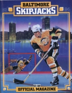 1983-84 Baltimore Skipjacks game program