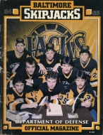 1984-85 Baltimore Skipjacks game program