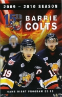 2009-10 Barrie Colts game program