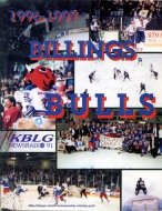 1996-97 Billings Bulls game program