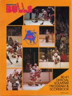 1980-81 Birmingham Bulls game program