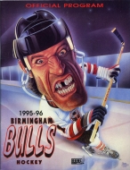 1995-96 Birmingham Bulls game program