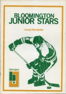 1979-80 Bloomington Junior Stars game program