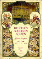 1931-32 Boston Bruins game program