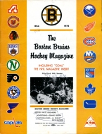 1976-77 Boston Bruins game program