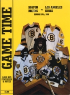 1989-90 Boston Bruins game program
