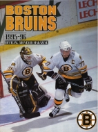 1995-96 Boston Bruins game program