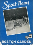 1942-43 Boston Olympics game program