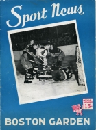 1943-44 Boston Olympics game program