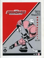 1991-92 Brantford Smoke game program