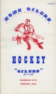 1968-69 Bridgeport Home Oilers game program
