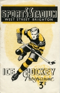 1937-38 Brighton Tigers game program