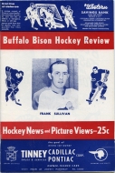 1954-55 Buffalo Bisons game program