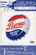 1956-57 Buffalo Bisons game program