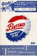 1958-59 Buffalo Bisons game program