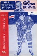 1965-66 Buffalo Bisons game program