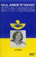 1977-78 Caledonia Corvairs game program