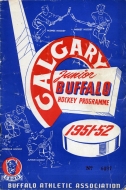 1951-52 Calgary Buffaloes game program