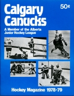 1978-79 Calgary Canucks game program