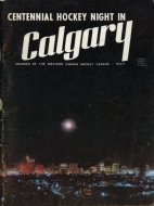 1970-71 Calgary Centennials game program