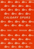 1966-67 Calgary Spurs game program