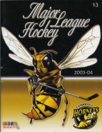 2003-04 Cambridge Hornets game program