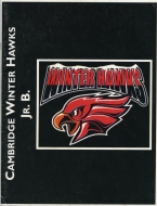 1998-99 Cambridge Winterhawks game program