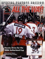 2005-06 Cambridge Winterhawks game program