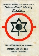 1968-69 Canadian National Team game program