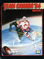 1983-84 Canadian National Team game program