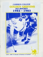 1982-83 Canisius College game program