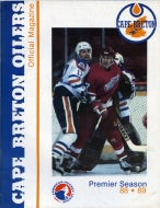 1988-89 Cape Breton Oilers game program