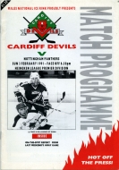 1990-91 Cardiff Devils game program