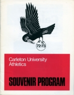 1972-73 Carleton University game program