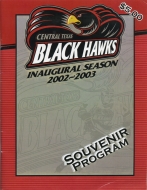 2002-03 Central Texas Blackhawks game program