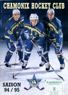 1994-95 Chamonix game program