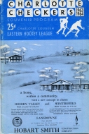 1963-64 Charlotte Checkers game program
