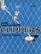 1956-57 Charlotte Clippers game program