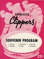 1957-58 Charlotte Clippers game program