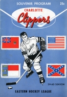 1959-60 Charlotte Clippers game program
