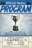 1960-61 Chatham Maroons game program