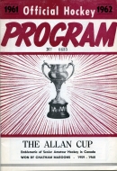 1961-62 Chatham Maroons game program