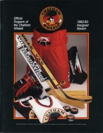 1992-93 Chatham Wheels game program