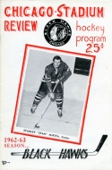 1962-63 Chicago Blackhawks game program